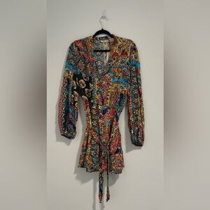 Zara Vibrant Long Sleeve Dress